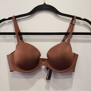 Sz 32C Cocoa Victoria's Secret Lined Demi Bra